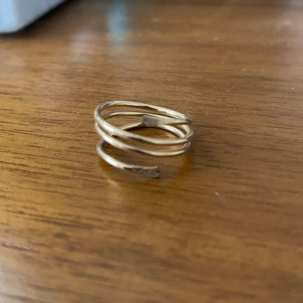 Gold wrap ring